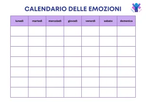 Il calendario delle emozioni è uno strumento per aumentare la consapevolezza delle persone autistiche